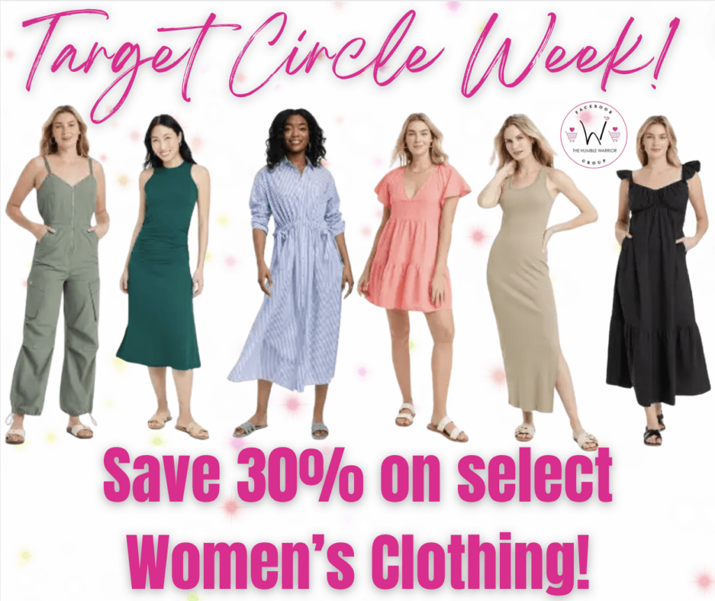 Save 30% on select women’s clothing at Target!
